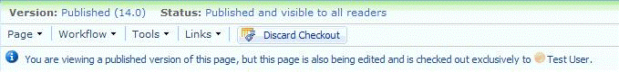 Discard Checkout Quick Access button