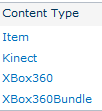Binding content types
