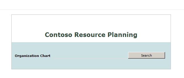 Contoso Resource Planning form