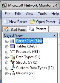 Network Monitor Parser FIles