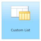 Finding custom list template