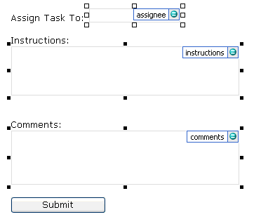 Workflow initialization form