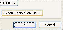 Excel Services Export Connection File dialog box
