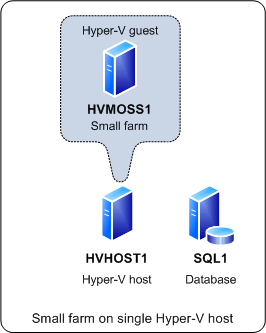 Small farm on single Hyper-V host