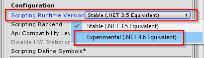 Select .NET 4.x