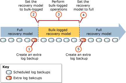 Recommend process for using bulk-logged recovery