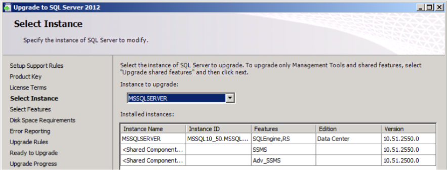 sql server 2012 sp1 slipstream upgrade UI