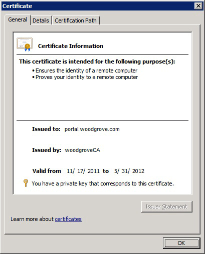 Examine Certificate Properties