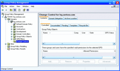 Figure 2 Advanced Group Policy Management console