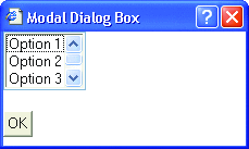 Figure 4 HTA that represents the modal dialog box