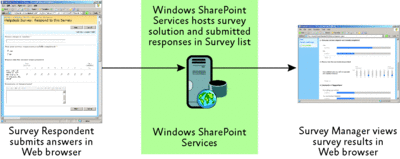 Figure 4 A survey based on Windows SharePoint Services