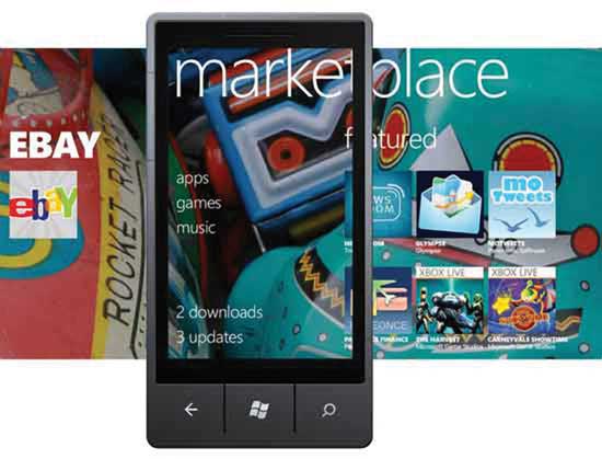 Figure 4 The Windows Phone 7 Marketplace Hub