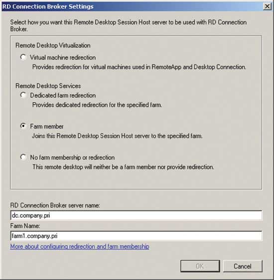 Configure the RD Connection Broker settings