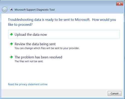 Fix it Center Pro might have to send data to Microsoft, but only for troubleshooting purposes.