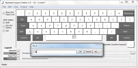 You can use the Microsoft Keyboard Layout Creator to create character accents