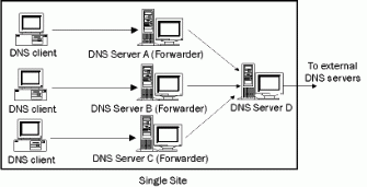 Figure 16-3: DNS forwarder.