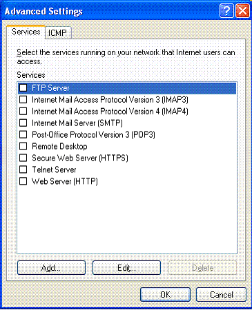 Figure 22   Windows Firewall Advanced settings per-network connection