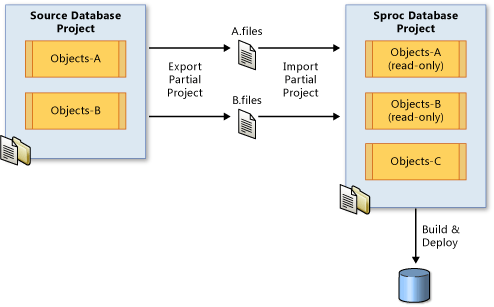 Partial Projects in Database Edition
