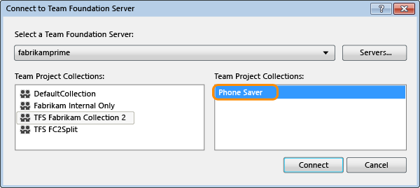Connect Excel to TFS and team project