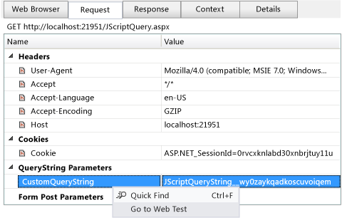 Isolating a dynamic parameter