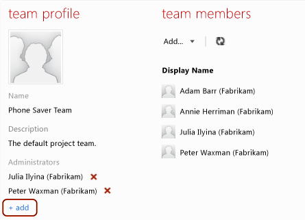Add a User as a Team Administrator