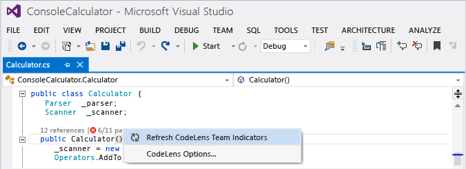 CodeLens - Refresh indicators