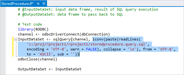Reading SQL File into R String Variable