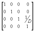 Projection matrix 1