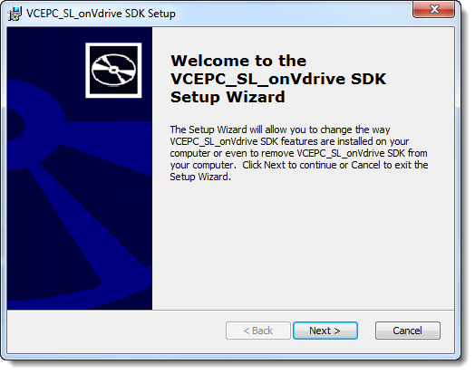 Example of an SDK installer