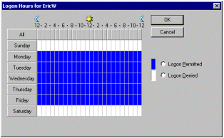 Figure 11.113: EricW logon hours