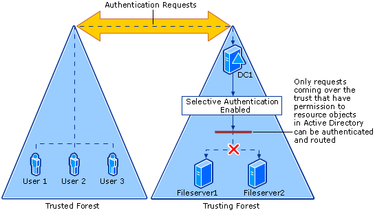 Authentication Request Not Authenticated or Routed