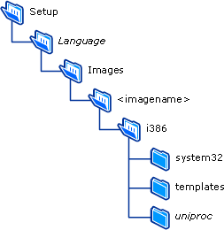 Directory Structure of a RIS Server