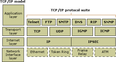 OSI layer model and TCP/IP model