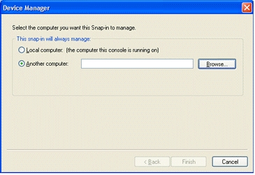 Device Manager dialog box