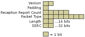 Figure 14: RTCP RR and SR Header Structure