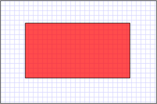 Red rectangle.