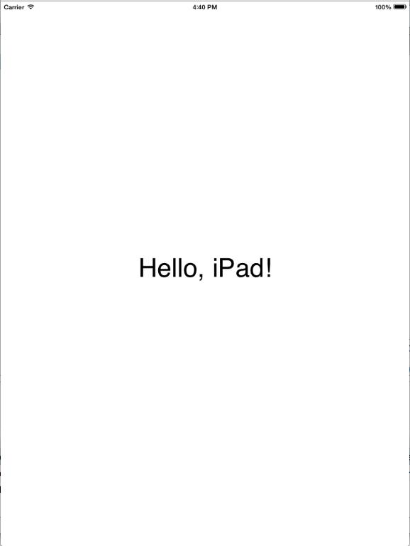 iPad app