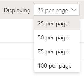 Display dialog box showing how many pages to select per page.