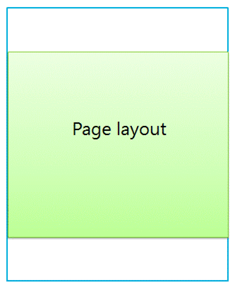 Page layout