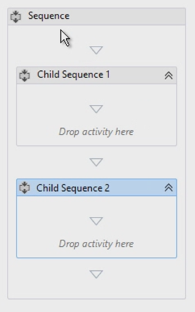 Figure 5. Adding child sequences