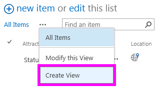 Edit Control Box menu for SharePoint list