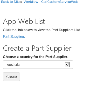 Screenshot that shows the Start page of the sample add-in