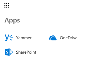 SharePoint Server 2019 Microsoft 365 navigation showing the Yammer app