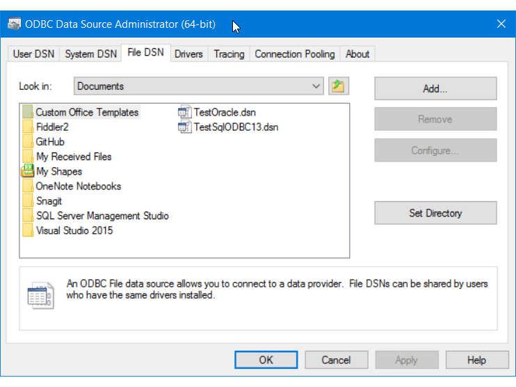 Connect to an ODBC Data Source (SQL Server Import and Export Wizard) - SQL  Server Integration Services (SSIS) | Microsoft Docs