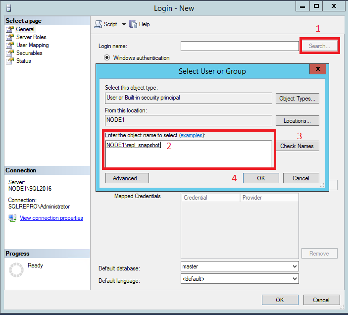 Screenshot van Sql Server Database Replication software.
