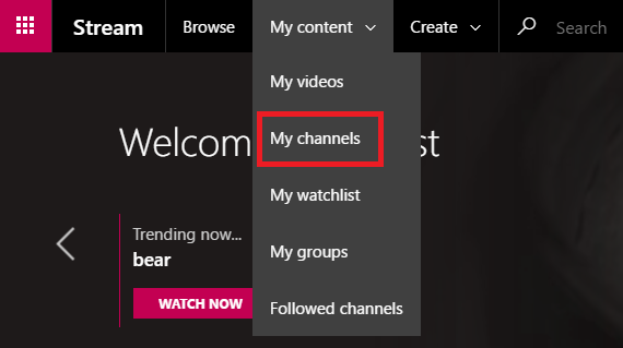 View Channels