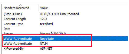 Check whether the IIS server configured to send the WWW-Authenticate: Negotiate header.