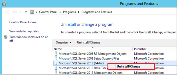 how to uninstall sql management studio 2008 r2