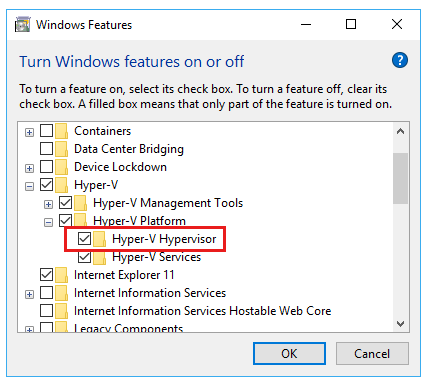 windows 10 hyper v vs virtualbox