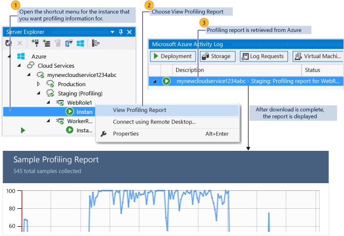 View Profiling Report from Azure